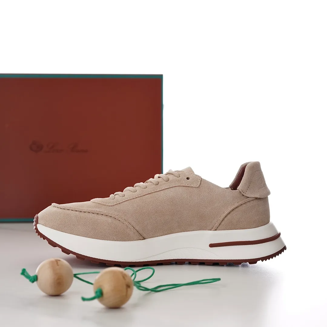 Factory price: 480💰 loro men's shoes💰iana/L men's shoes💰 Size: 38-45, customized 45 non-returnable Materials: The upper is made of elastic cloth for routing. Anti-fleece fabric is wrapped on the front and back to ensure stability. The back is equipped with a cushion to improve wearing comfort. Breathable mesh shoes. Elastic cloth inner𥚃 latex mesh insole. Sole I Men's Shoes💰Foam Combination T Men's Shoes💰U Outsole